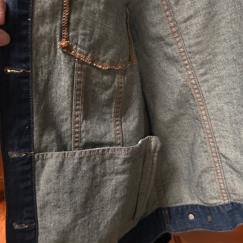 L.L. Bean Women’s Dark Blue Denim Jacket - Picture 4 of 11